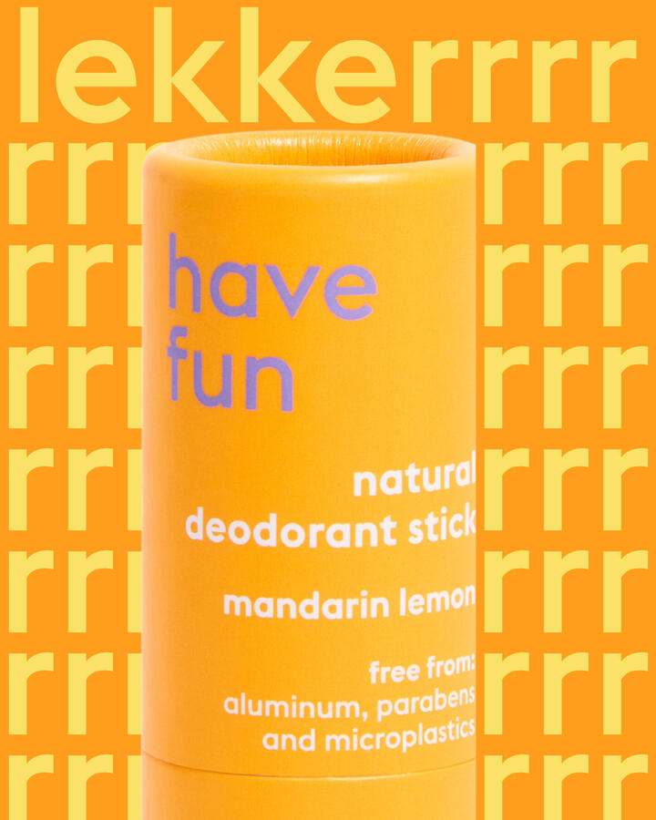 Lekker travel size mandarin lemon